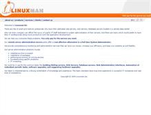 Tablet Screenshot of linuxman.biz